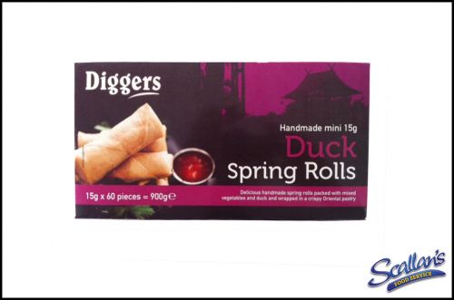 Diggers Mini Duck Spring Rolls