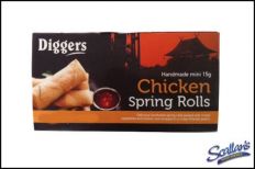 Diggers Mini Chicken Spring Rolls €4.00