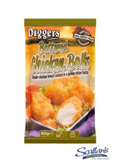 Diggers Battered Chicken Balls €8.00
