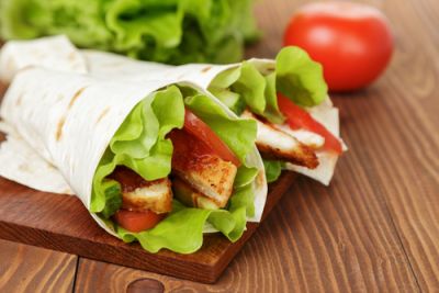  Recipe » Taco Chicken Wrap